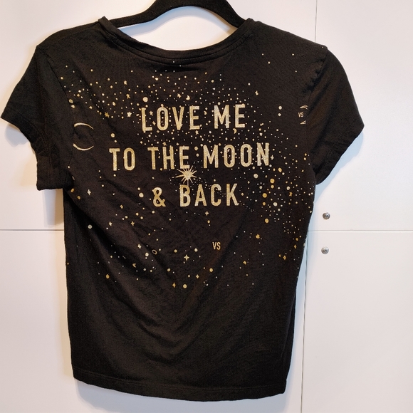 Victoria's Secret Tops - VS Love Me To The Moon & Back Graphic Tee
